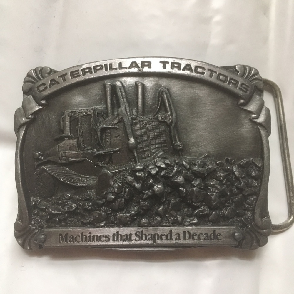 VTG Caterpillar Tractor Ltd Edition Belt Buckle